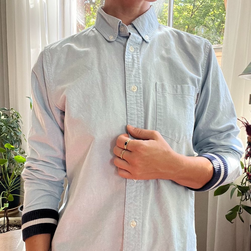 Carhartt WIP Oxford Rib Button Up Shirt - Size M
